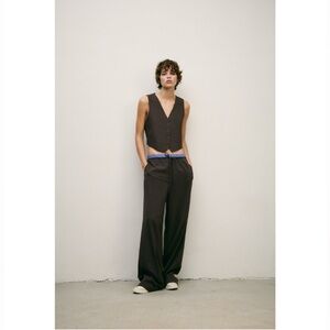 Zara Pinstriped vest